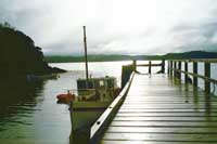 M.V. Mareno, at Ulva Island in Paterson Inlet