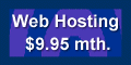 Click here for Web Hosting $9.95 a month